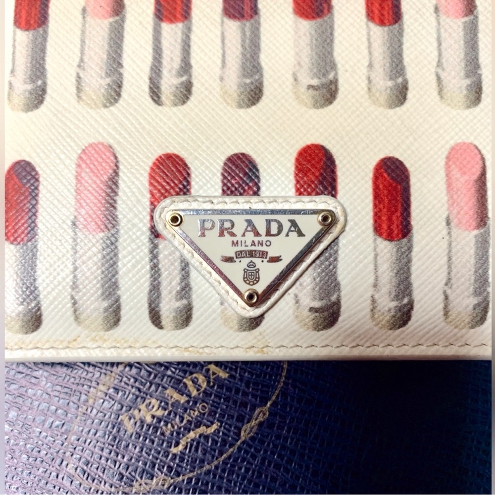 Prada Lipstick Print Wallet - Picture 5 of 13